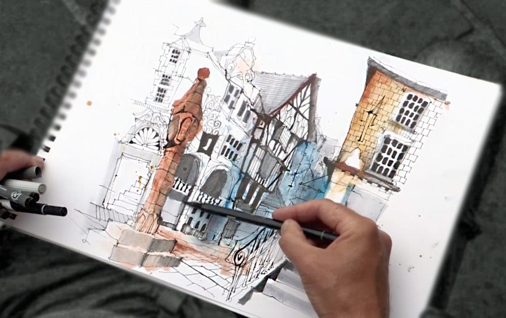 3 Urban sketch sketching on location what to take