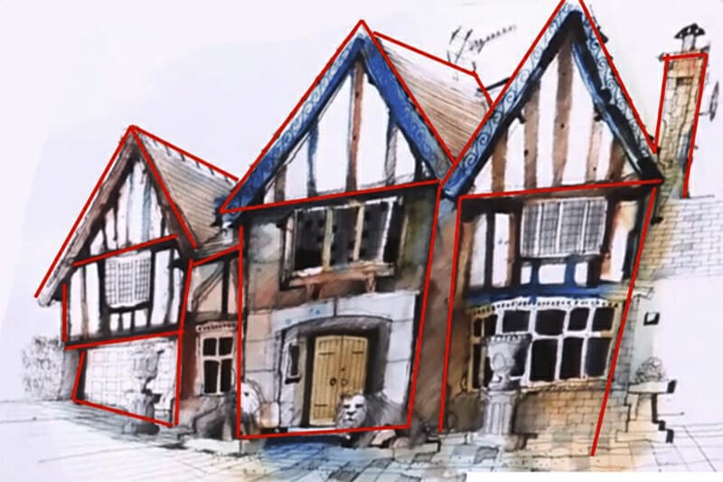 Ian Fennelly's painting of the house