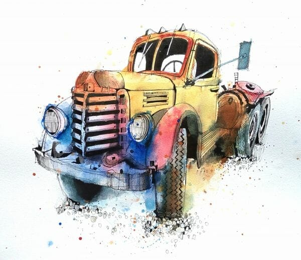 Truck Sketching Workshop 1940 Harvester