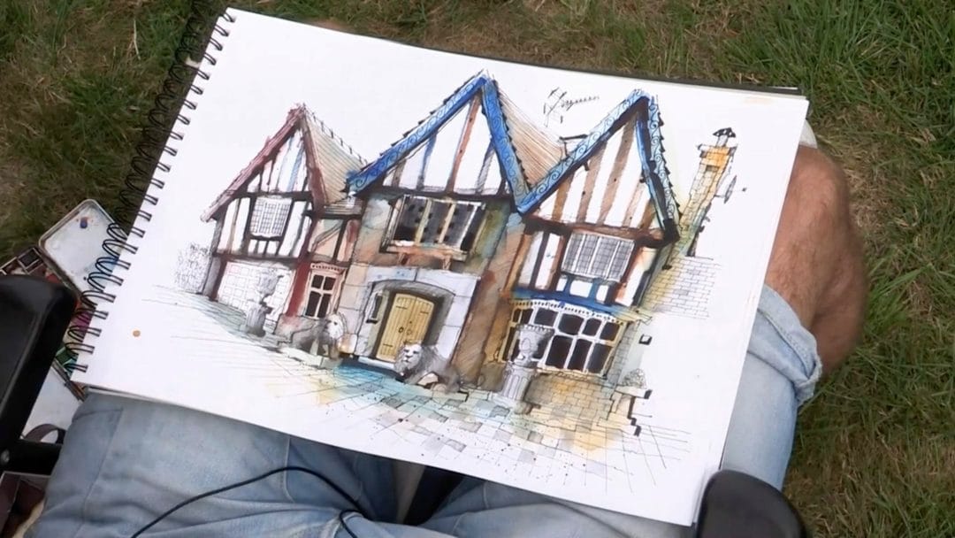 Urban sketch sketching on location what to take