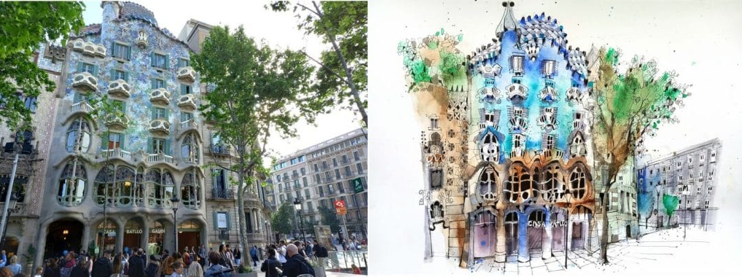 Casa Batllo_Finished Sketch Casa Batllo Finished Sketch Ian fennelly