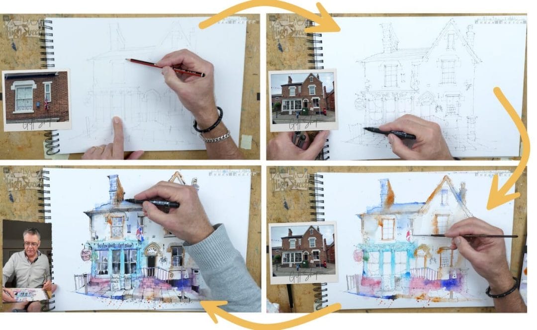 easy to follow sketching step by step training from ian fennelly