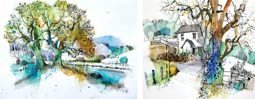Landscape sketching training